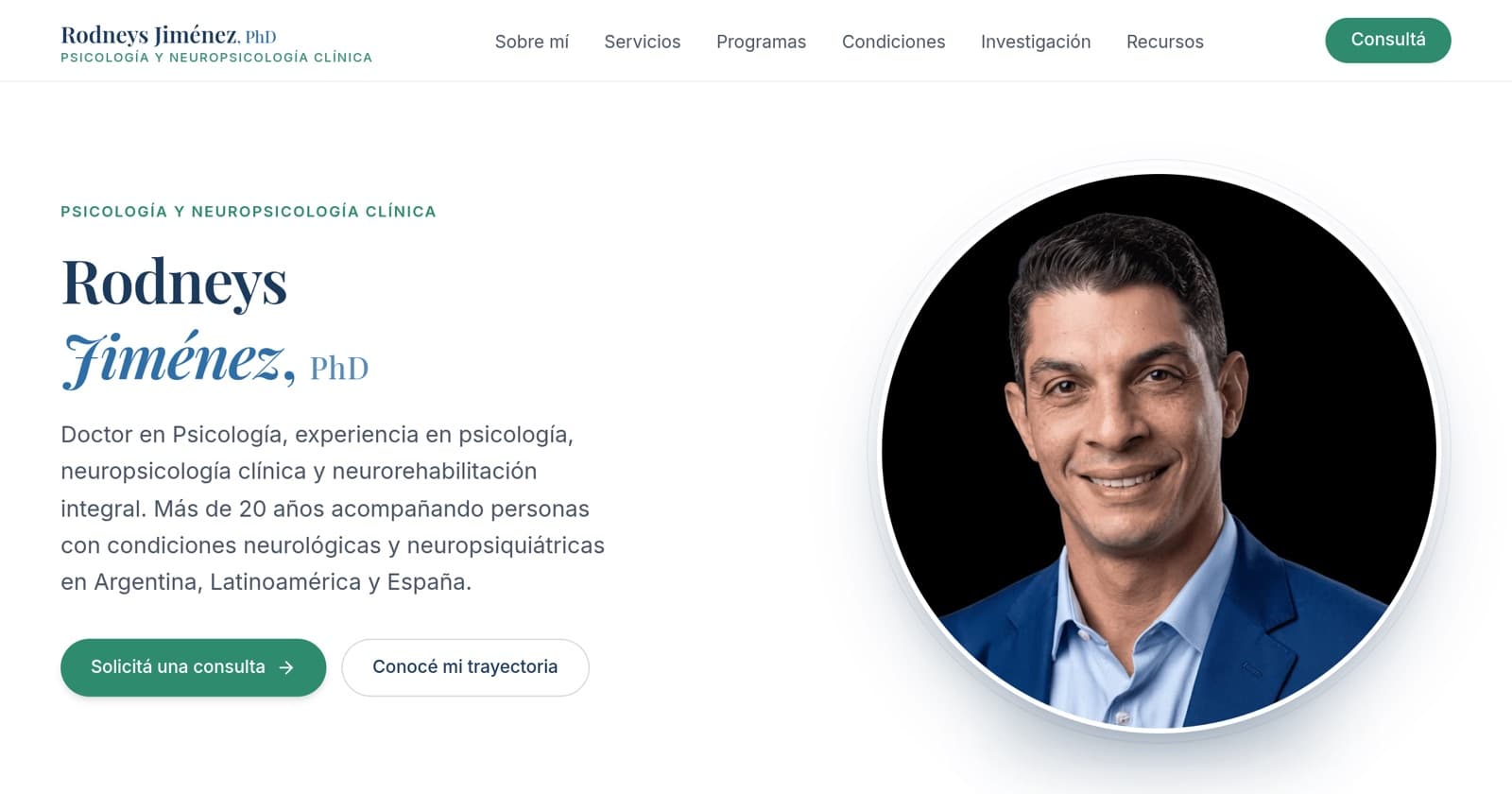 Dr. Rodneys Jiménez website